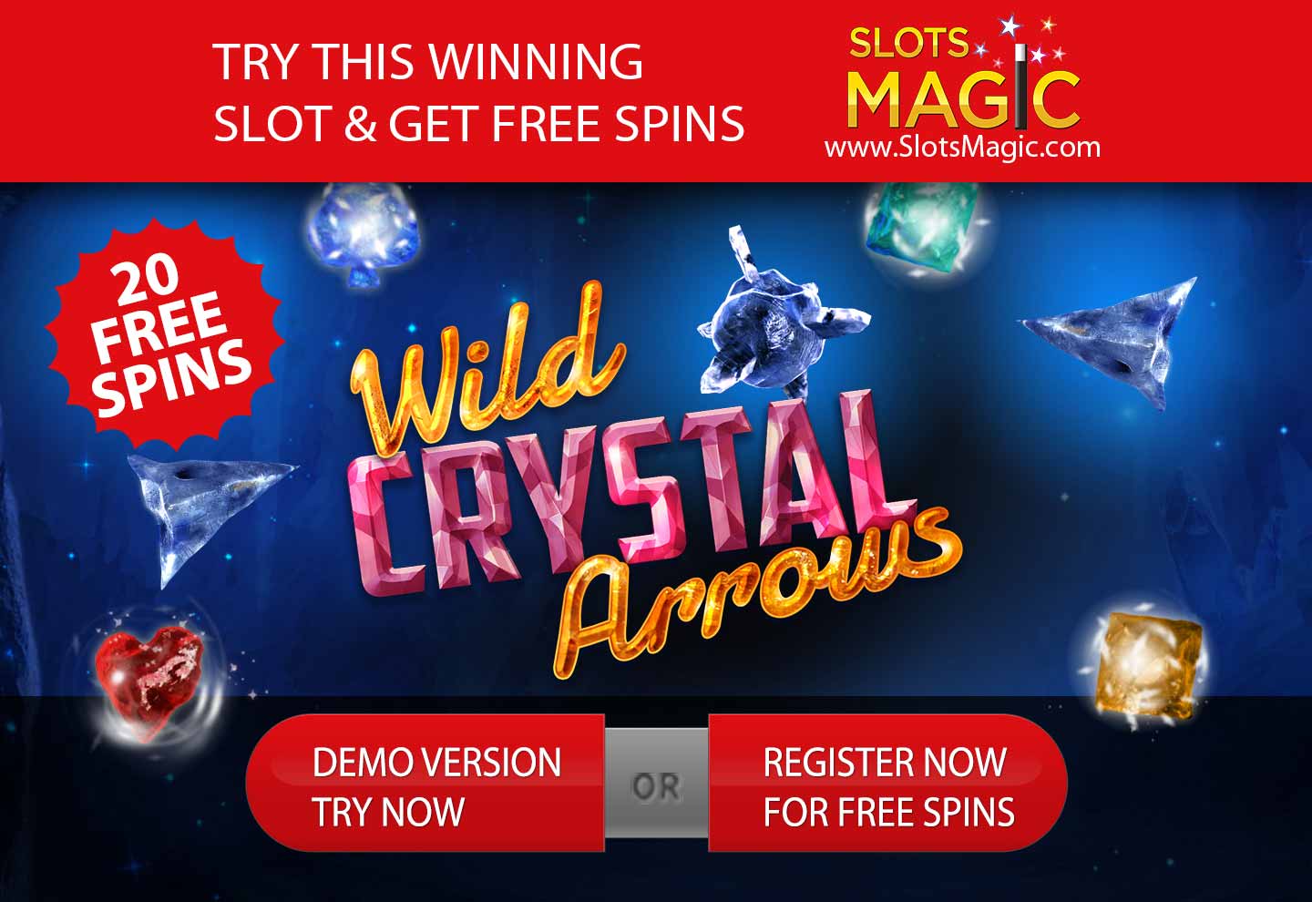get free spins with SlotsMagic casino and The SpinRoom
